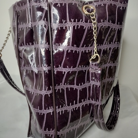 Large purple tote bag - Picture 2 of 8